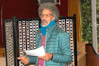 Omar Taleb, lors de l'assemblée générale des Lorientales qui se tenait fin de l'année dernière